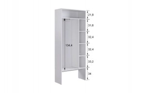 БАСКО Прихожая К10 (графит) в Набережных Челнах - naberezhnye-chelny.ok-mebel.com | фото 6