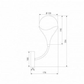 Бра Eurosvet Calyx 60169/1 никель в Набережных Челнах - naberezhnye-chelny.ok-mebel.com | фото 4