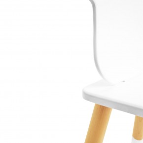 Детский комплект стол и стул «Корона» Rolti Baby (белый/береза, массив березы/мдф) в Набережных Челнах - naberezhnye-chelny.ok-mebel.com | фото 2
