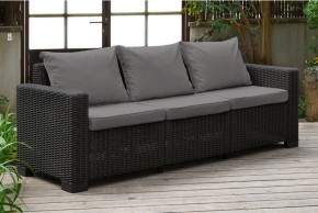 Диван Калифорния 3-х местный (California 3 Sofa), графит в Набережных Челнах - naberezhnye-chelny.ok-mebel.com | фото
