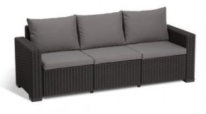 Диван Калифорния 3-х местный (California 3 Sofa), графит в Набережных Челнах - naberezhnye-chelny.ok-mebel.com | фото 2