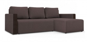 Диван угловой Алиса 3 Bahama PLUM - Teos Dark Brown в Набережных Челнах - naberezhnye-chelny.ok-mebel.com | фото