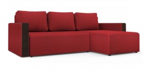 Диван угловой Алиса 3 Bahama RED - Teos Dark Brown в Набережных Челнах - naberezhnye-chelny.ok-mebel.com | фото