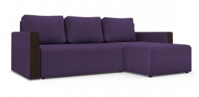 Диван угловой Алиса 3 Vital VIOLET - Teos Dark Brown в Набережных Челнах - naberezhnye-chelny.ok-mebel.com | фото