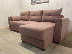 Диван угловой Комфорт-3 (НПБ) велюр Luma 16 в Набережных Челнах - naberezhnye-chelny.ok-mebel.com | фото 2