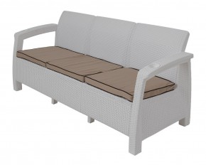 Диван Yalta Premium Sofa 3 Set (Ялта) белый (+подушки под спину) в Набережных Челнах - naberezhnye-chelny.ok-mebel.com | фото