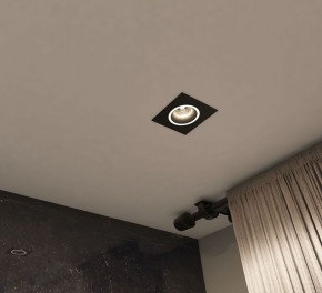DK2061-BK Встраиваемый светильник IP 20, до 15 Вт, GU10, LED, черный, алюминий в Набережных Челнах - naberezhnye-chelny.ok-mebel.com | фото 4