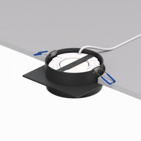 DK2091-BK Встраиваемый светильник FLAT, IP 20, до 15 Вт, GX53, LED, черный, алюминий в Набережных Челнах - naberezhnye-chelny.ok-mebel.com | фото 4