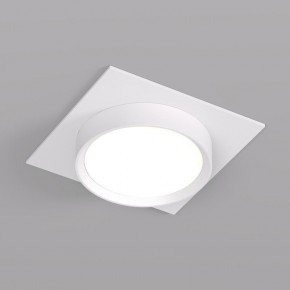 DK2091-WH Встраиваемый светильник FLAT, IP 20, до 15 Вт, GX53, LED, белый, алюминий в Набережных Челнах - naberezhnye-chelny.ok-mebel.com | фото