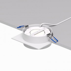 DK2091-WH Встраиваемый светильник FLAT, IP 20, до 15 Вт, GX53, LED, белый, алюминий в Набережных Челнах - naberezhnye-chelny.ok-mebel.com | фото 4