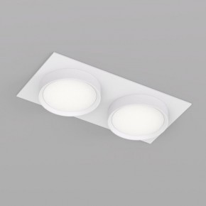 DK2092-WH Встраиваемый светильник FLAT, IP 20, до 15 Вт, GX53, LED, белый, алюминий в Набережных Челнах - naberezhnye-chelny.ok-mebel.com | фото 2