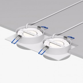 DK2092-WH Встраиваемый светильник FLAT, IP 20, до 15 Вт, GX53, LED, белый, алюминий в Набережных Челнах - naberezhnye-chelny.ok-mebel.com | фото 4