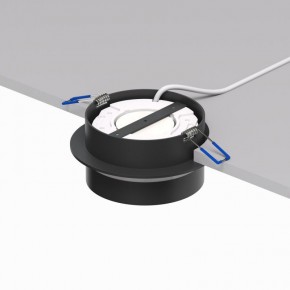 DK2100-BK Встраиваемый светильник NIKO, IP 20, до 15 Вт, GX53, LED, черный, акрил, алюминий в Набережных Челнах - naberezhnye-chelny.ok-mebel.com | фото 4