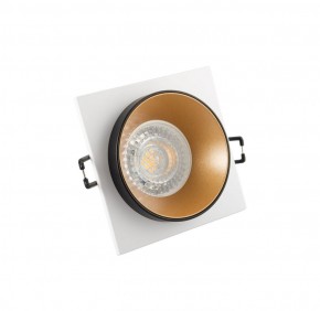 DK2402-GD Встраиваемый светильник, IP 20, 50 Вт, GU10, черный/золотой, алюминий в Набережных Челнах - naberezhnye-chelny.ok-mebel.com | фото