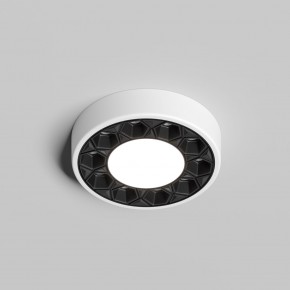 DK2440-WB Встраиваемый светильник DUAL 5+5 Вт, LED 4000K, IP 20, d90mm, белый/черный, алюминий/акрил в Набережных Челнах - naberezhnye-chelny.ok-mebel.com | фото 2