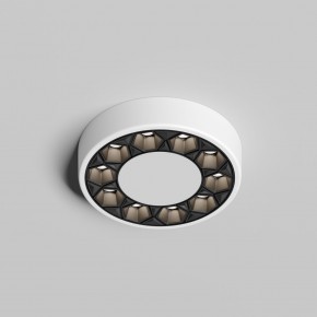 DK2440-WB Встраиваемый светильник DUAL 5+5 Вт, LED 4000K, IP 20, d90mm, белый/черный, алюминий/акрил в Набережных Челнах - naberezhnye-chelny.ok-mebel.com | фото 3