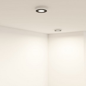DK2440-WB Встраиваемый светильник DUAL 5+5 Вт, LED 4000K, IP 20, d90mm, белый/черный, алюминий/акрил в Набережных Челнах - naberezhnye-chelny.ok-mebel.com | фото 6