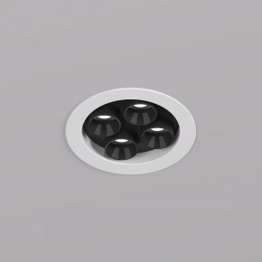 DK2510-WB Встраиваемый светильник SPACE со светодиодом d65 220V 8W 38° 4000К IP20 белый/черный алюминий в Набережных Челнах - naberezhnye-chelny.ok-mebel.com | фото