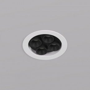 DK2510-WB Встраиваемый светильник SPACE со светодиодом d65 220V 8W 38° 4000К IP20 белый/черный алюминий в Набережных Челнах - naberezhnye-chelny.ok-mebel.com | фото 2