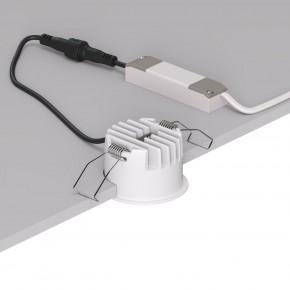 DK2510-WB Встраиваемый светильник SPACE со светодиодом d65 220V 8W 38° 4000К IP20 белый/черный алюминий в Набережных Челнах - naberezhnye-chelny.ok-mebel.com | фото 3