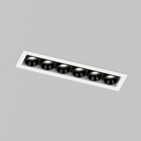 DK2514-WB Встраиваемый светильник SPACE со светодиодом L126mm 220V 10W 38° 4000К IP20 белый/черный алюминий в Набережных Челнах - naberezhnye-chelny.ok-mebel.com | фото