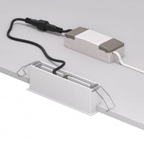 DK2514-WB Встраиваемый светильник SPACE со светодиодом L126mm 220V 10W 38° 4000К IP20 белый/черный алюминий в Набережных Челнах - naberezhnye-chelny.ok-mebel.com | фото 3
