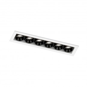 DK2514-WB Встраиваемый светильник SPACE со светодиодом L126mm 220V 10W 38° 4000К IP20 белый/черный алюминий в Набережных Челнах - naberezhnye-chelny.ok-mebel.com | фото 5