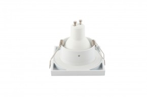 DK3014-WH Встраиваемый светильник влагозащ., IP 44, 50 Вт, GU10, белый, алюминий в Набережных Челнах - naberezhnye-chelny.ok-mebel.com | фото 5