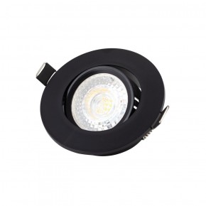 DK3020-BK Встраиваемый светильник, IP 20, 10 Вт, GU5.3, LED, черный, пластик в Набережных Челнах - naberezhnye-chelny.ok-mebel.com | фото