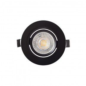 DK3020-BK Встраиваемый светильник, IP 20, 10 Вт, GU5.3, LED, черный, пластик в Набережных Челнах - naberezhnye-chelny.ok-mebel.com | фото 3