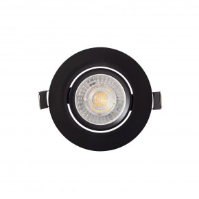 DK3020-BK Встраиваемый светильник, IP 20, 10 Вт, GU5.3, LED, черный, пластик в Набережных Челнах - naberezhnye-chelny.ok-mebel.com | фото