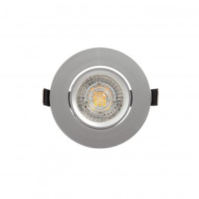 DK3020-CM Встраиваемый светильник, IP 20, 10 Вт, GU5.3, LED, серый, пластик в Набережных Челнах - naberezhnye-chelny.ok-mebel.com | фото 1