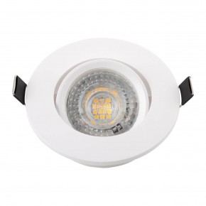 DK3020-WH Встраиваемый светильник, IP 20, 10 Вт, GU5.3, LED, белый, пластик в Набережных Челнах - naberezhnye-chelny.ok-mebel.com | фото 4