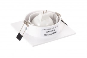 DK3021-WH Встраиваемый светильник, IP 20, 10 Вт, GU5.3, LED, белый, пластик в Набережных Челнах - naberezhnye-chelny.ok-mebel.com | фото 4