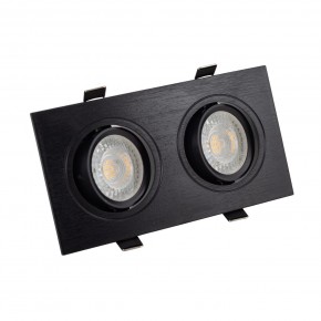 DK3022-BK Встраиваемый светильник, IP 20, 10 Вт, GU5.3, LED, черный, пластик в Набережных Челнах - naberezhnye-chelny.ok-mebel.com | фото