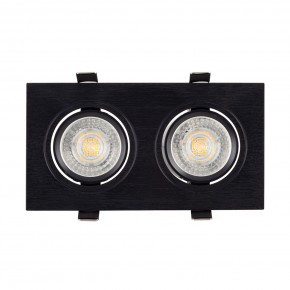 DK3022-BK Встраиваемый светильник, IP 20, 10 Вт, GU5.3, LED, черный, пластик в Набережных Челнах - naberezhnye-chelny.ok-mebel.com | фото 2