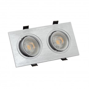 DK3022-CM Встраиваемый светильник, IP 20, 10 Вт, GU5.3, LED, серый, пластик в Набережных Челнах - naberezhnye-chelny.ok-mebel.com | фото 2