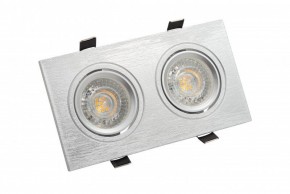DK3022-CM Встраиваемый светильник, IP 20, 10 Вт, GU5.3, LED, серый, пластик в Набережных Челнах - naberezhnye-chelny.ok-mebel.com | фото 3