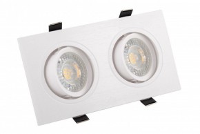 DK3022-WH Встраиваемый светильник, IP 20, 10 Вт, GU5.3, LED, белый, пластик в Набережных Челнах - naberezhnye-chelny.ok-mebel.com | фото
