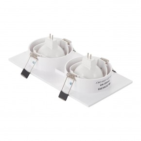 DK3022-WH Встраиваемый светильник, IP 20, 10 Вт, GU5.3, LED, белый, пластик в Набережных Челнах - naberezhnye-chelny.ok-mebel.com | фото 3
