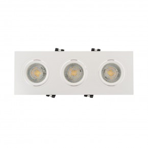 DK3023-WH Встраиваемый светильник, IP 20, 10 Вт, GU5.3, LED, белый, пластик в Набережных Челнах - naberezhnye-chelny.ok-mebel.com | фото