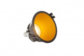 DK3026-BG Встраиваемый светильник, IP 20, 10 Вт, GU5.3, LED, черный/золотой, пластик в Набережных Челнах - naberezhnye-chelny.ok-mebel.com | фото 3