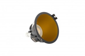 DK3026-BG Встраиваемый светильник, IP 20, 10 Вт, GU5.3, LED, черный/золотой, пластик в Набережных Челнах - naberezhnye-chelny.ok-mebel.com | фото 4