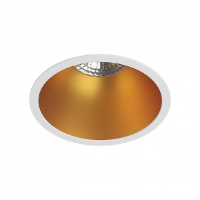 DK3026-WG Встраиваемый светильник, IP 20, 10 Вт, GU5.3, LED, белый/золотой, пластик в Набережных Челнах - naberezhnye-chelny.ok-mebel.com | фото