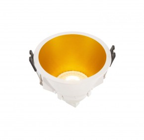DK3026-WG Встраиваемый светильник, IP 20, 10 Вт, GU5.3, LED, белый/золотой, пластик в Набережных Челнах - naberezhnye-chelny.ok-mebel.com | фото 4