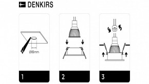DK3026-WH Встраиваемый светильник, IP 20, 10 Вт, GU5.3, LED, белый, пластик в Набережных Челнах - naberezhnye-chelny.ok-mebel.com | фото 7