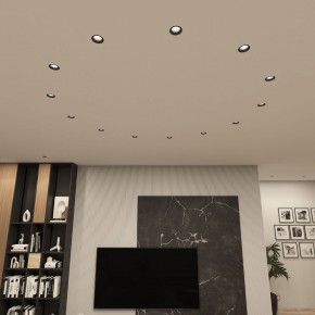 DK3055-BK Встраиваемый светильник, IP 20, 10 Вт, GU5.3, LED, черный, пластик в Набережных Челнах - naberezhnye-chelny.ok-mebel.com | фото 3