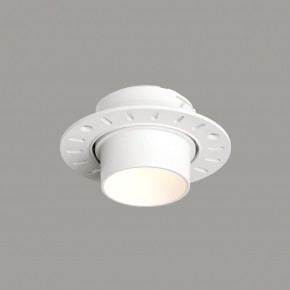 DK3056-WH Встраиваемый светильник под шпатлевку, IP20, до 15 Вт, LED, GU5,3, белый, пластик в Набережных Челнах - naberezhnye-chelny.ok-mebel.com | фото