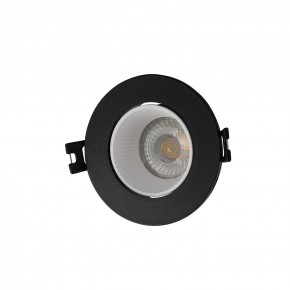 DK3061-BK+WH Встраиваемый светильник, IP 20, 10 Вт, GU5.3, LED, черный/белый, пластик в Набережных Челнах - naberezhnye-chelny.ok-mebel.com | фото
