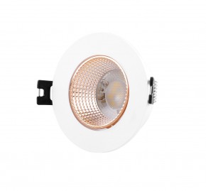 DK3061-WBR Встраиваемый светильник, IP 20, 10 Вт, GU5.3, LED, белый/бронзовый, пластик в Набережных Челнах - naberezhnye-chelny.ok-mebel.com | фото